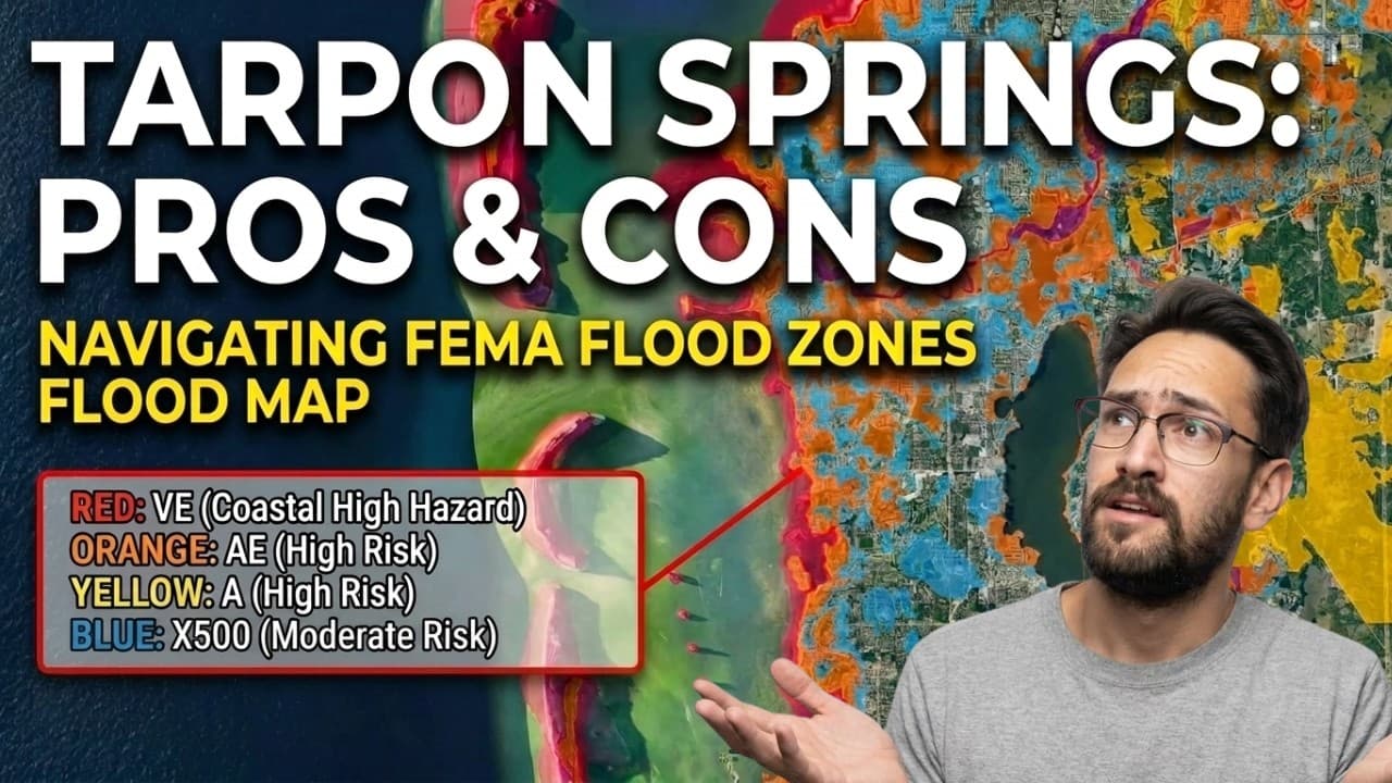 Moving to Tarpon Springs Florida (The Flood Zone Map You Need Before You Buy)