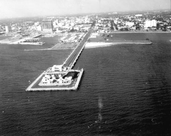 The Inverted Pyramid pier, completed 1973