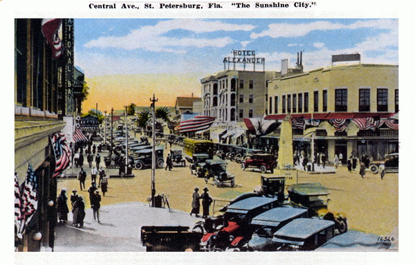 Central Avenue, Saint Petersburg, the Sunshine City, c. 1900