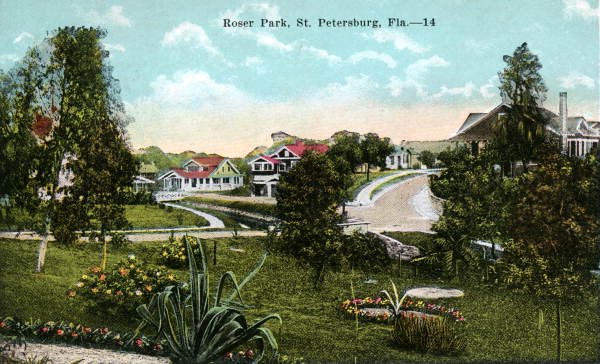 Early St. Petersburg residential dwellings near Roser Park, circa 1900